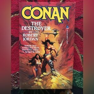 Conan the Destroyer by Robert Jordan 1984 First Edition Tor Books Paperback